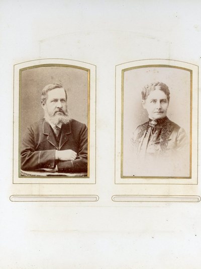 Unknown gentleman and lady