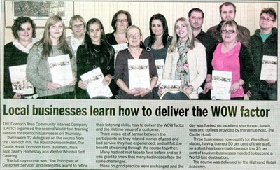 Local businesses learn how to deliver the WOW