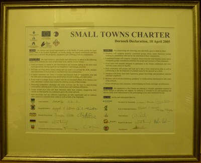 Small Towns Charter Declaration 18 Apr 2005