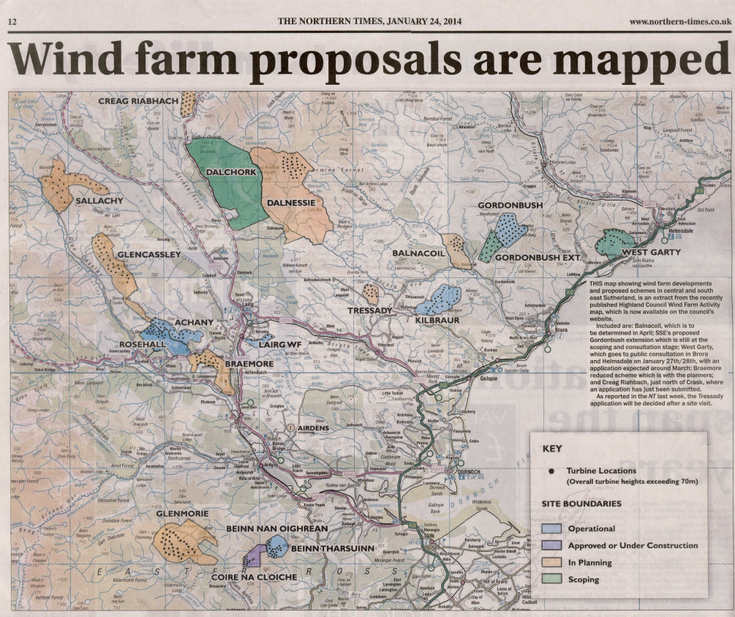 Wind farm proposals are mapped - Historylinks Archive