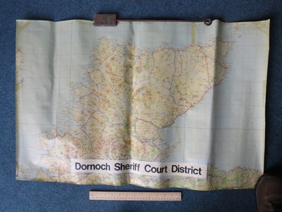 Map of Dornoch Sheriff Court District