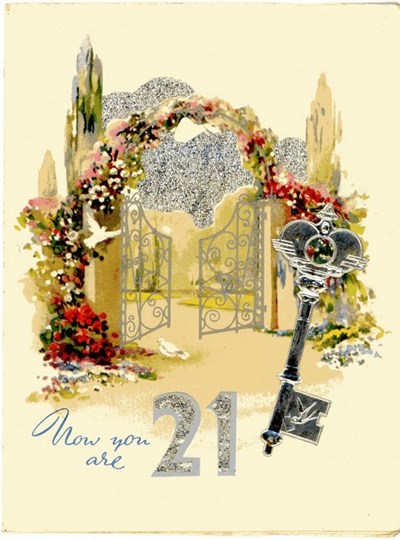 Birthday Greetings card 1952