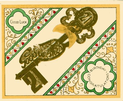 Birthday Greetings card 1952