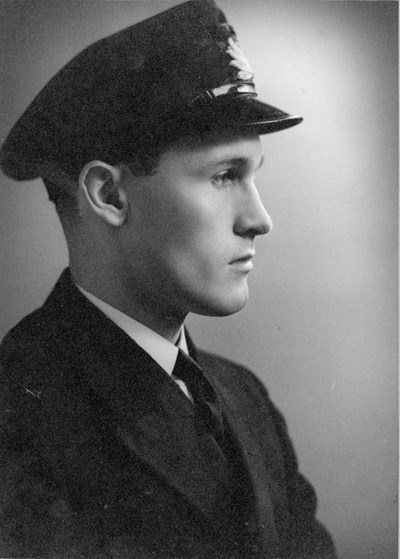 Dr Struan Robertson in Naval uniform