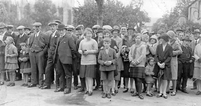 Spectators at 1928 pageant