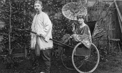 Rickshaw at the Dornoch Pageant