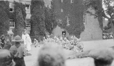 Bishop and monks at Dornoch Pageant 1928