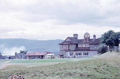 Colour view of the pre-renovation clubhouse