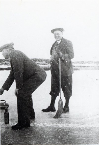 Curling at Loch-an-Treel?.