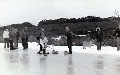 Curling on Loch-an-Treel