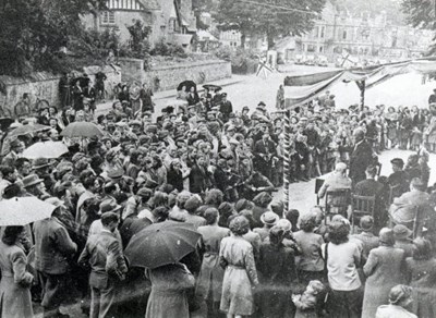 Freedom Ceremony in Dornoch Square