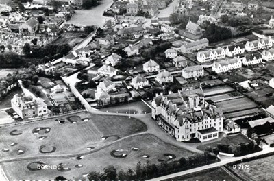 Dornoch Hotel from the air