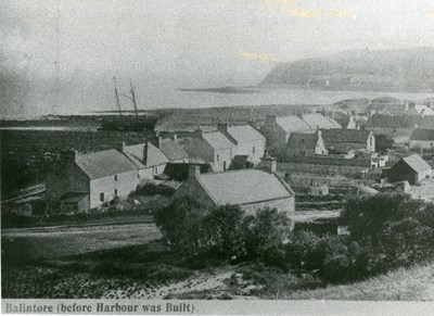Balintore before the harbour was built