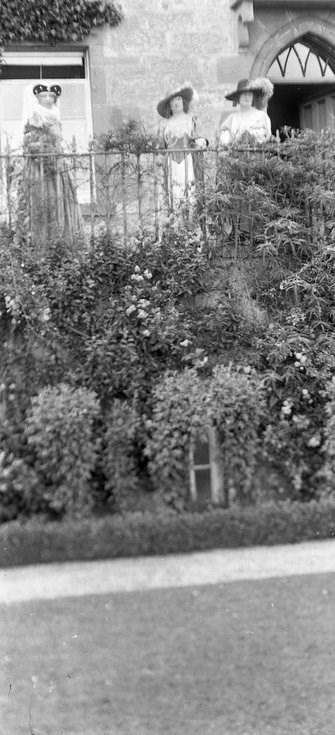 1928 Pageant Costumes Three Ladies