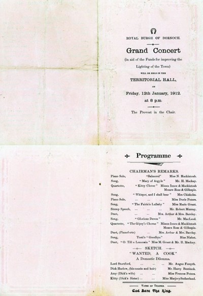 Grand Concert Programme