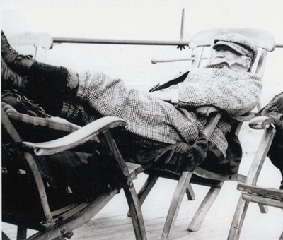 Andrew Carnegie on board 'Sea Breeze'