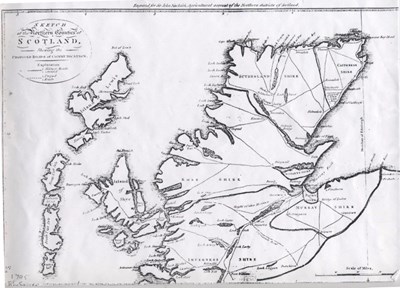 Sketch map of the Counties of Scotland
