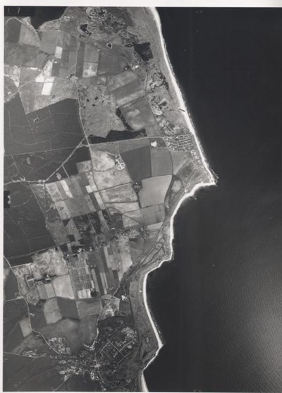Aerial photograph of Dornoch and Embo