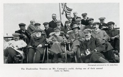 Dunfermline Trustees on Mr Carnegie's yacht