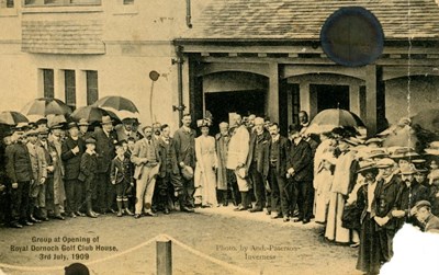 Opening of Royal Dornoch Clubhouse 1909