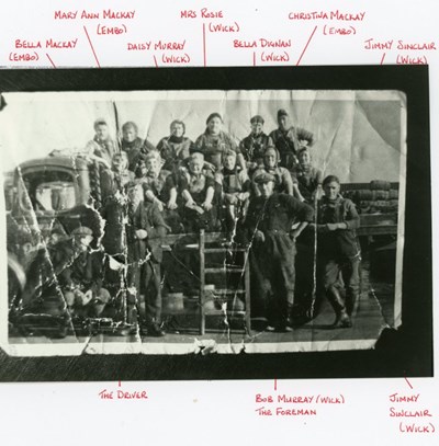 Group photograph  of 'Herring Harvesters'