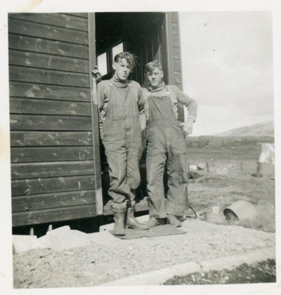 Two young men of the 'Herring Harvesters' 