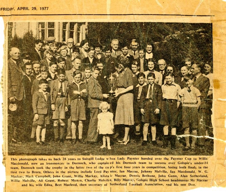 Paynter Cup Winners 1949