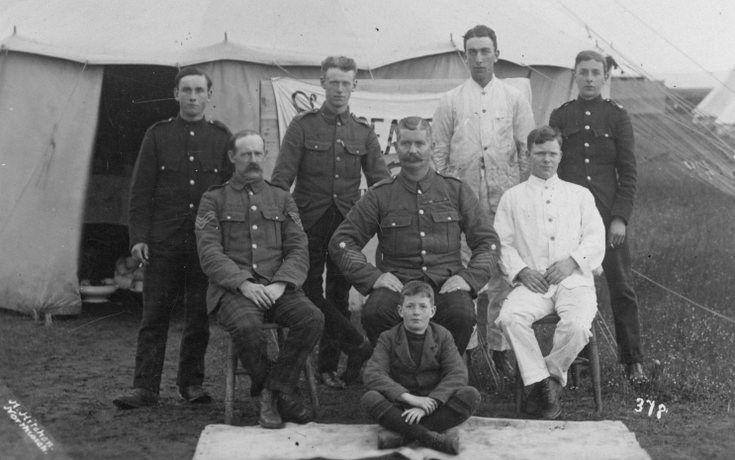 Staff of the Sergeants' Mess 4th/5th Seaforth