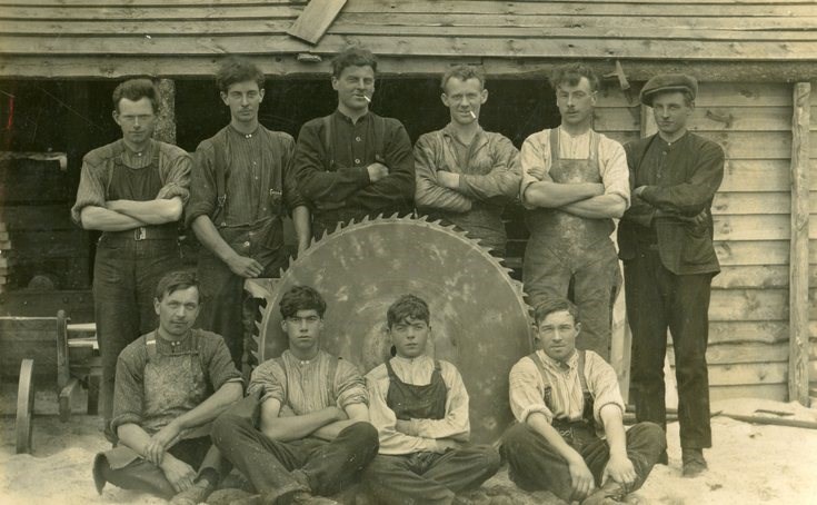 Saw Mill workers