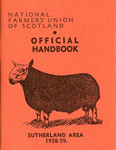 NFU Official Handbook Sutherland Area 1958-59