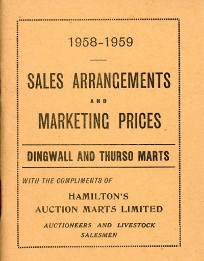 Sales Arrangements and Marketing Prices
