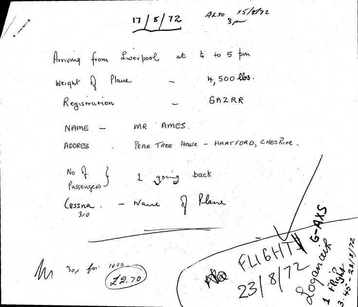 Air movements Dornoch 1972