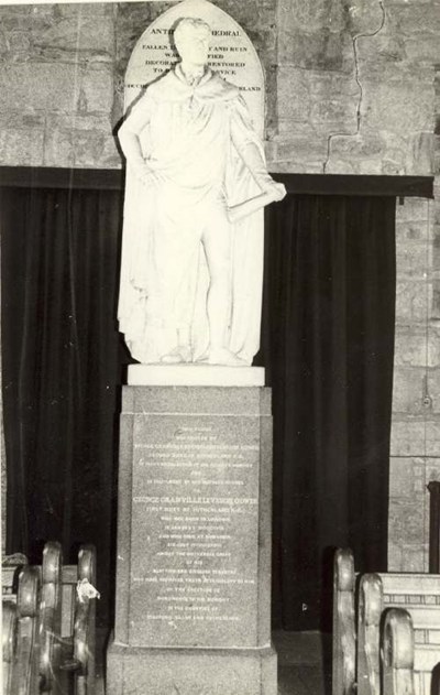 Statue of Duke of Sutherland in cathedral