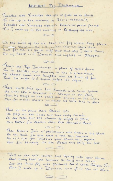 'Lament for Dornoch'