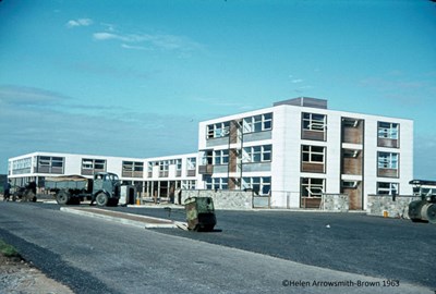 The new Dornoch Academy building 1963