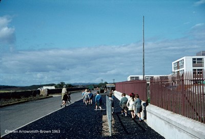 New Pavement next to Academy 1963