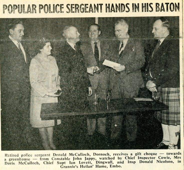Popular Police Sergeant Hands in his Baton