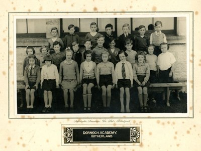 Dornoch  Academy photograph 1937