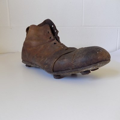 Single football boot