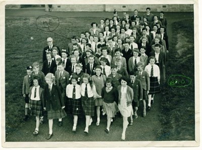 Dornoch Academy pupils outing 1949