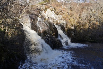 Salmon ladder at Torbol - Waterfall
