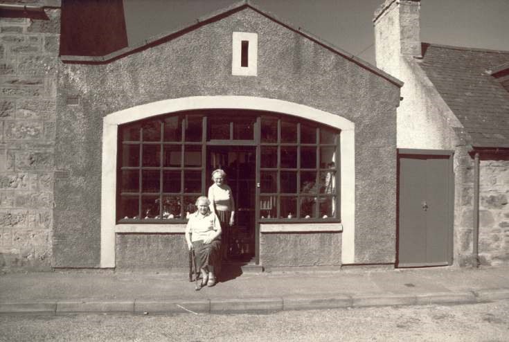 Two ladies outside 3 Church Street