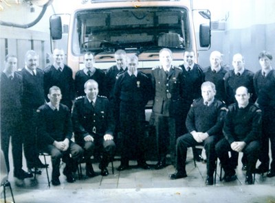 Graham Grant with Long Service Medal