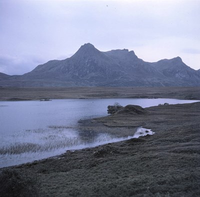 Ben Hope viewed across loch