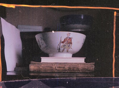 Photograph of a decorated porcelain bowl