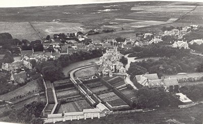 Burghfield Hotel aerial view