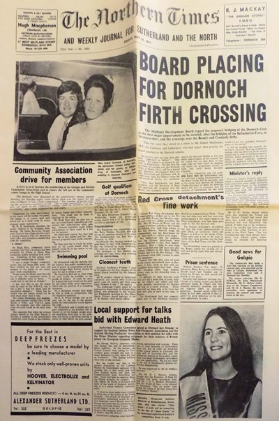 Copy of the Northern Times of 21 May 1971