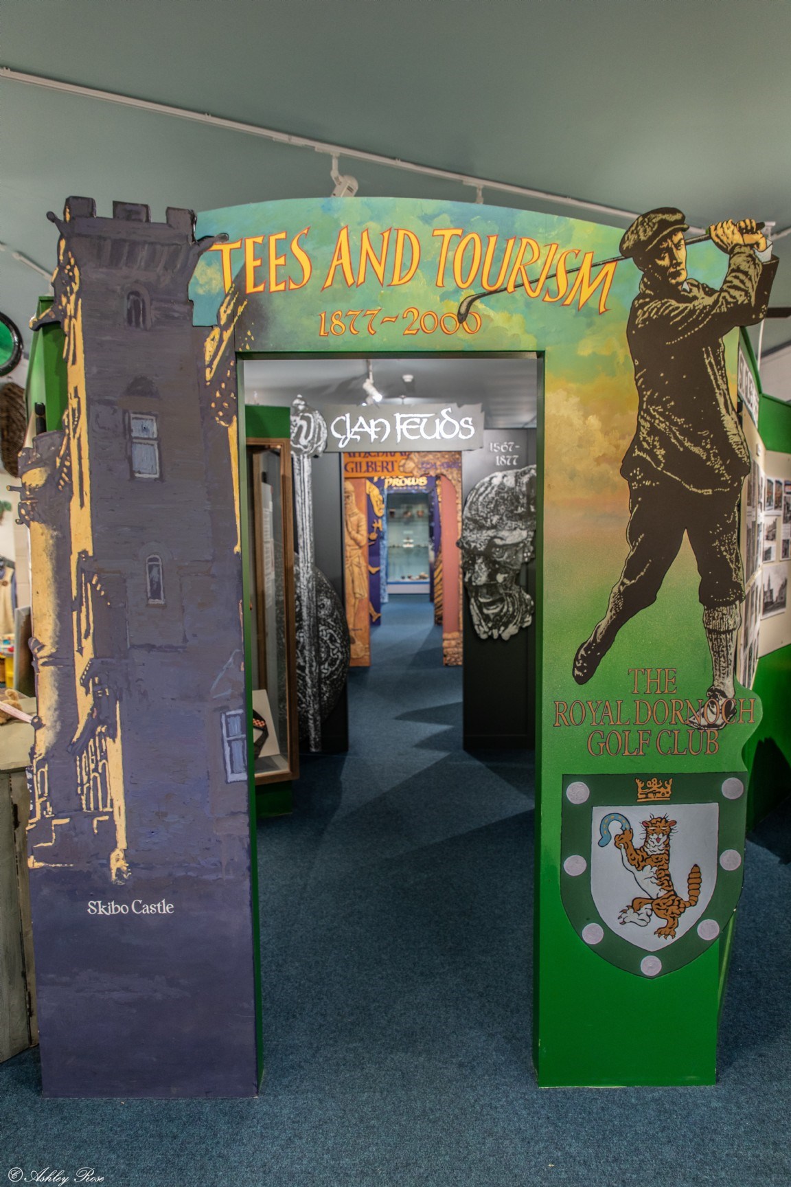 Museum display panels