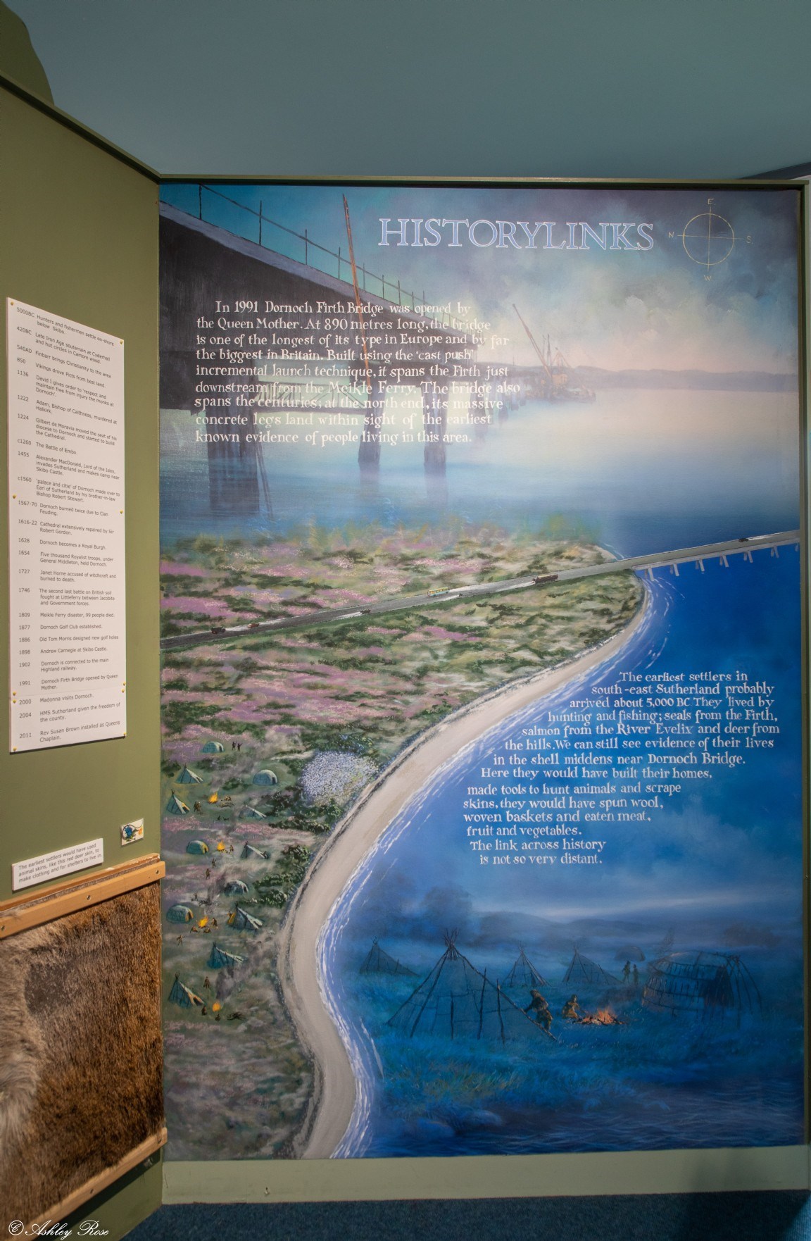 Display board - entrance alcove