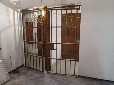 Police cell doors